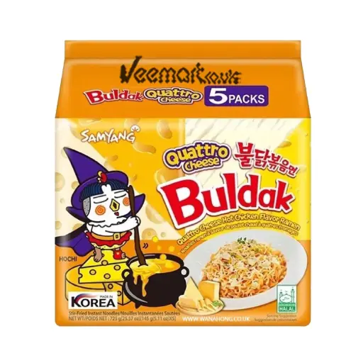 [SQ] Samyang Buldak Quattro Cheese Multi 5x8x140g