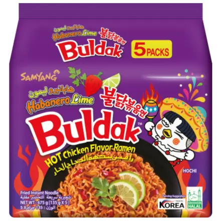 Samyang Buldak Habonara Lime 5x8x135g