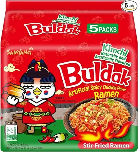 [SBKR] Samyang Buldak Kimchi Ramen Noodles Multi 5x8x135g