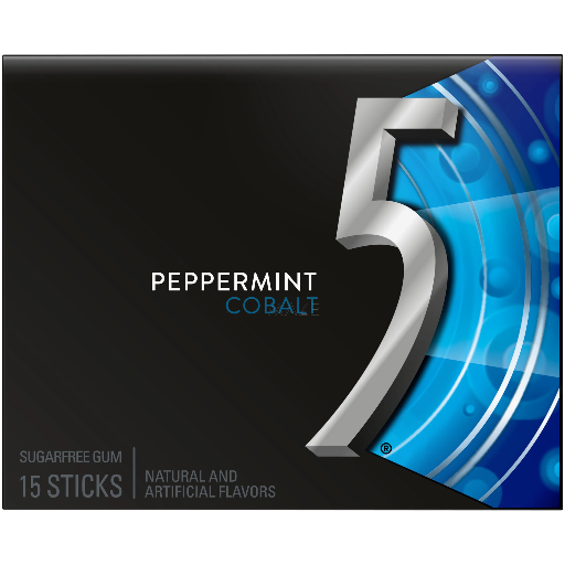 [WPC] Wrigley's 5 Gum Peppermint Cobalt  10x15ct