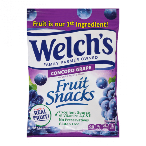 [WFSC] Welch Fruit Snacks Concord Grape 12x5oz