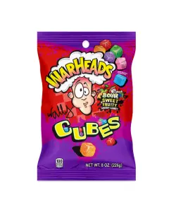 [WC] Warheads Cubes Peg bag 12x3.5 OZ