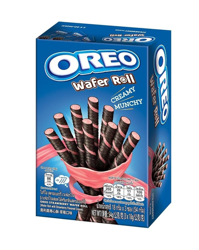 [OWRS] Wafer Roll Oreo Strawberry 20x54g