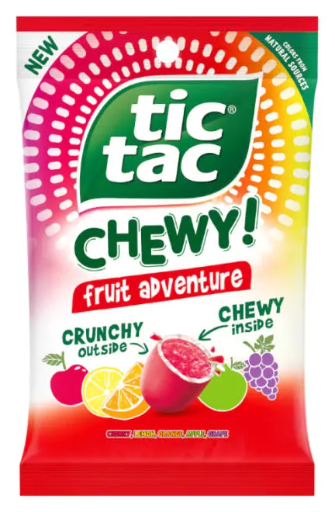 [TTCFA] Tic Tac Chewy Fruit Adventure Mix Fruit 12x2.8oz