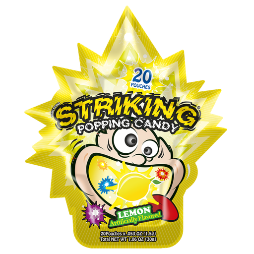 [ASLH] Striking Popping Candy Lemon 12x30g