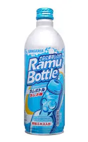 [SRBRM] SANGARIA Ram Bottle Ramune BlueRaspberry 24x500ml