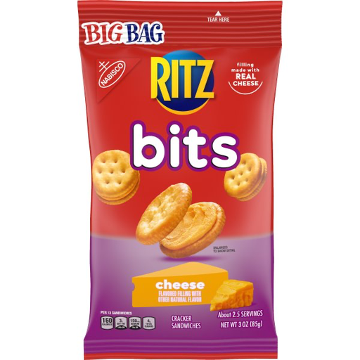 [NRBC14.] Nabisco Ritz Bites Cheese 12x3oz