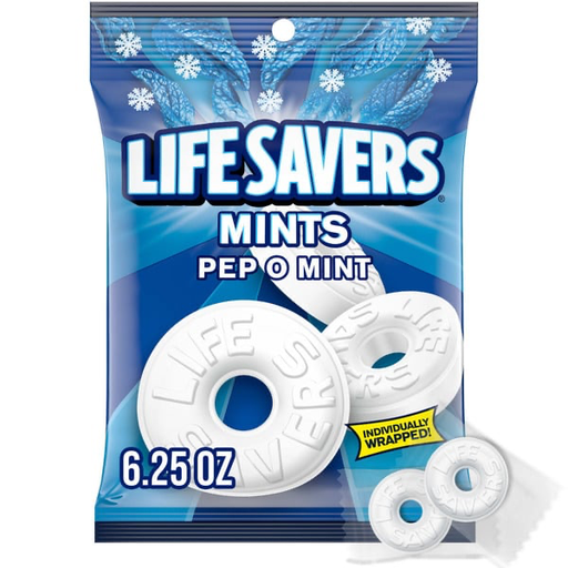 [LWPB] Life Savers Hard Candy Winto green Peg 12x6.25oz
