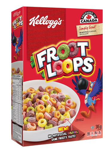 [KFL] Kellogg’s Froot Loops Cereals USA 18x252g