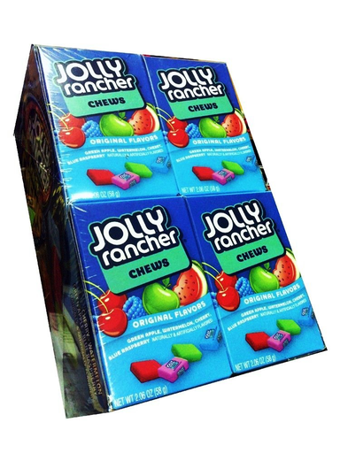 [JTFCO] Jolly Rancher Fruit Chews Original 12x2.06oz