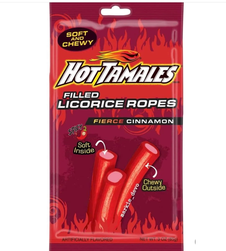 [HTLR] Hot Tamales Licorice Rope 12x85g