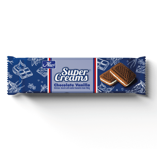 [SUPDC125] Henro Super Creams with Choco Vanilla 12x125g