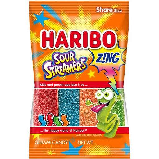 [HSZS] Haribo Sour Zing Streamers 12x141g