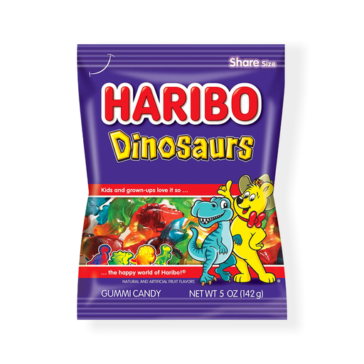 [HD] Haribo Dinosaurs Peg Bag 12x142g