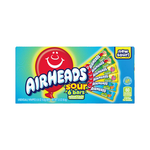 [ASF] Airheads Sour Flavour Theatre Size 12x141g