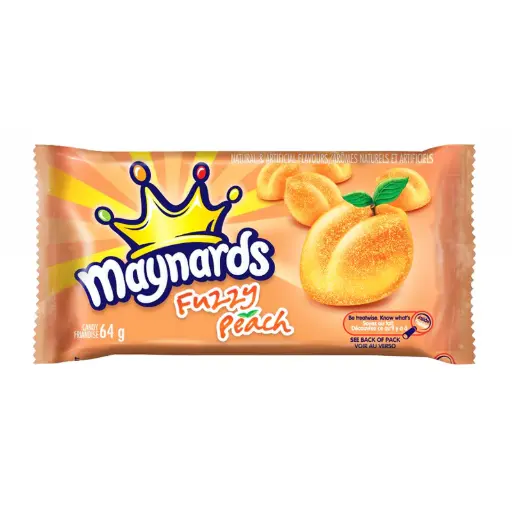 [MFPP] Maynards Fuzzy Peach Pouches 18x62g