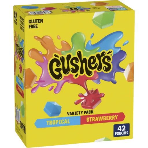 Gusher Fruit Snack Super Sour Berry 42 Pack