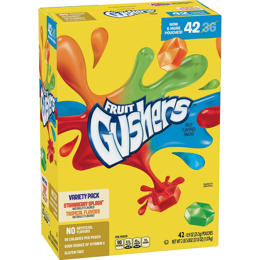 Gusher Fruit Snack Variety 42 Pack