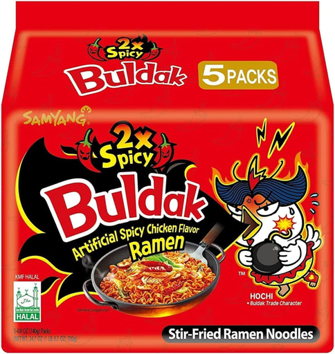 Samyang X 2 Spicy Ramen Chicken Noodles 5x8 Pack