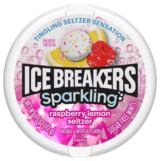 Ice Breakers Raspberry Lemon Seltzer 8x42g