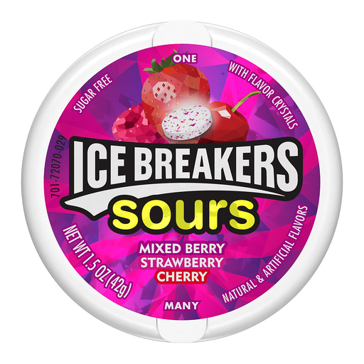 Ice Breakers Mixed Berry Sours Sweet USA 8x42g