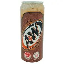 A&W Root Beer Slim Can Thailand 24x325ml