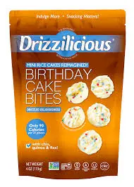 Drizzilicious Popcorn Drizzled Birthday Cake 10x3.60oz				 