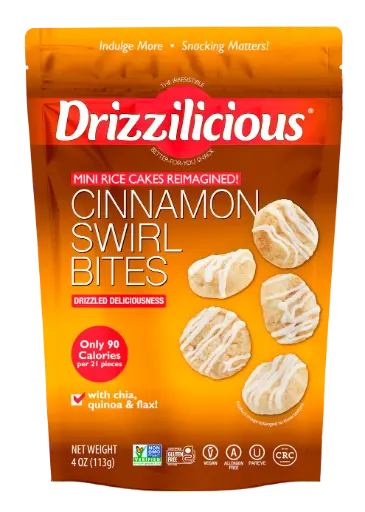 [snack] Drizzilicious Cinnamon Drizzled 12x4oz