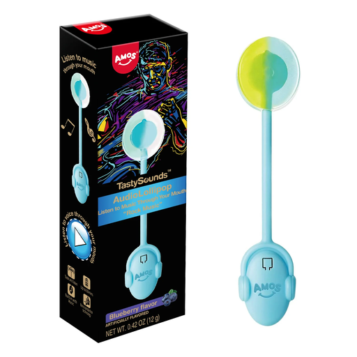 [ATSPB] AMOS TASTY SOUND POP BLUEBERRY (ROCK MUSIC) 12x12g 