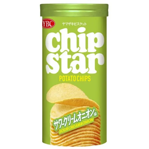 YBC Chip Star Potato Chips Sour Cream & Onion 8x45g
